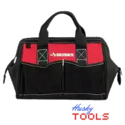 Husky 12 in 4 Pocket Zippered Tool Bag